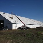 Roof-racking installed for 225kW FIT installation near London, Ontario (2011)