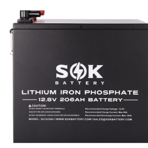 SOK 12 Volt 206 Amp Hour LiFePO4 Battery